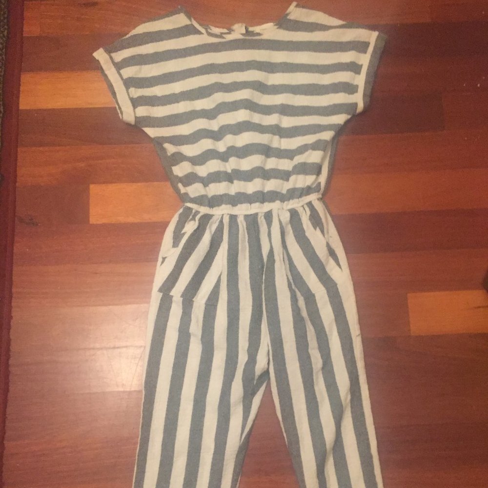 Striped Cute Jumpsuit